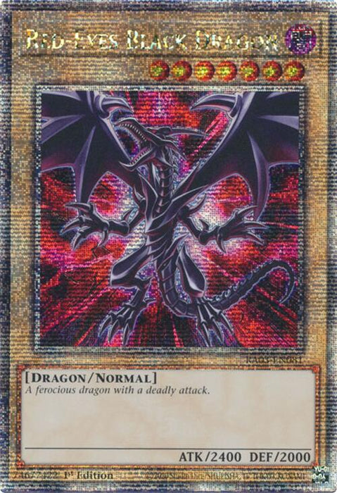 Red-Eyes Black Dragon (Quarter Century Secret Rare) [RA03-EN081] Quarter Century Secret Rare