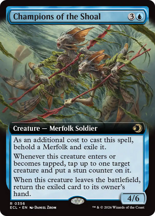 Champions of the Shoal (Extended Art) [Lorwyn Eclipsed]