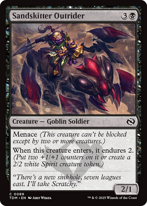 Sandskitter Outrider [Tarkir: Dragonstorm]