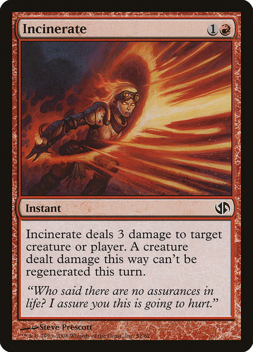 Incinerate [Duel Decks: Jace vs. Chandra]