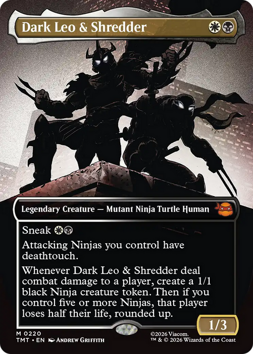 Dark Leo & Shredder (Borderless) [Teenage Mutant Ninja Turtles]