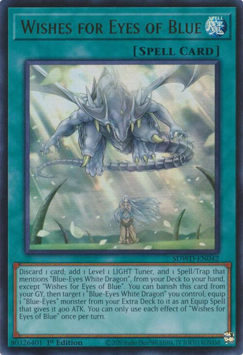 Wishes for Eyes of Blue [SDWD-EN042] Ultra Rare