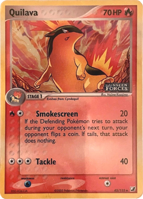 Quilava (45/115) (Stamped) [EX: Unseen Forces]