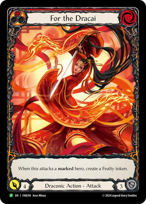 For the Dracai [FAB318] (Promo)  Rainbow Foil