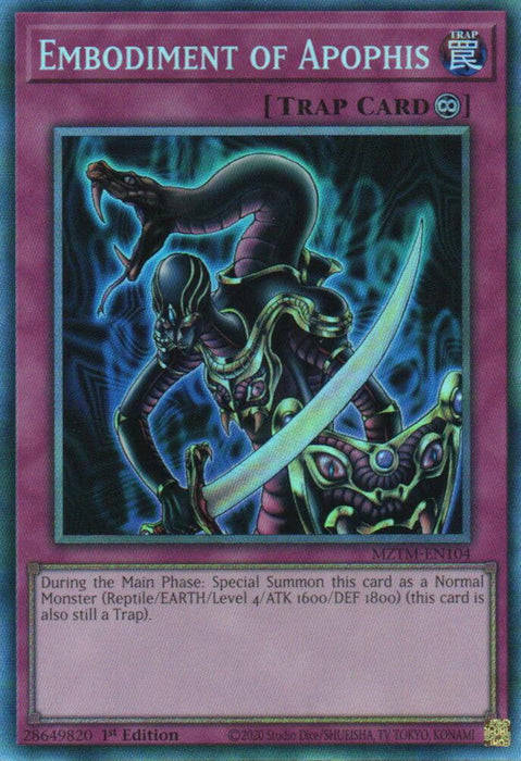 Embodiment of Apophis (Collector's Rare) [MZTM-EN104] Collector's Rare