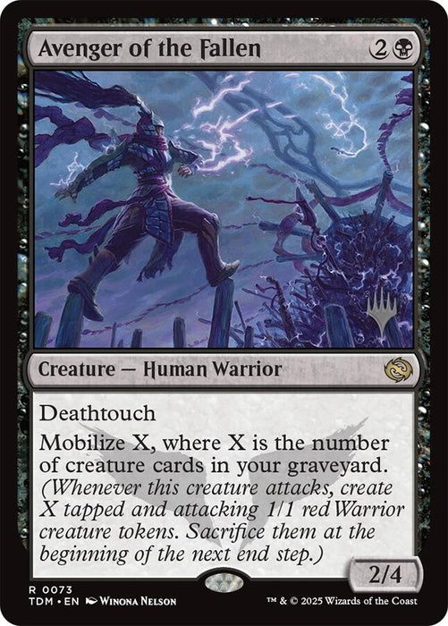 Avenger of the Fallen (Promo Pack) [Tarkir: Dragonstorm Promos]