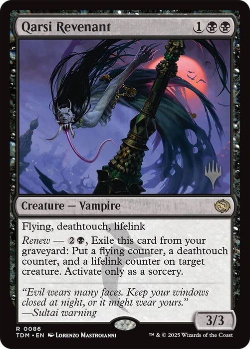 Qarsi Revenant (Promo Pack) [Tarkir: Dragonstorm Promos]