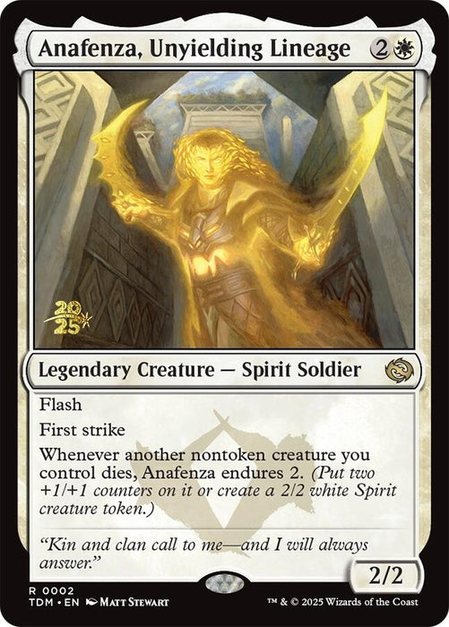 Anafenza, Unyielding Lineage [Tarkir: Dragonstorm Prerelease Promos]