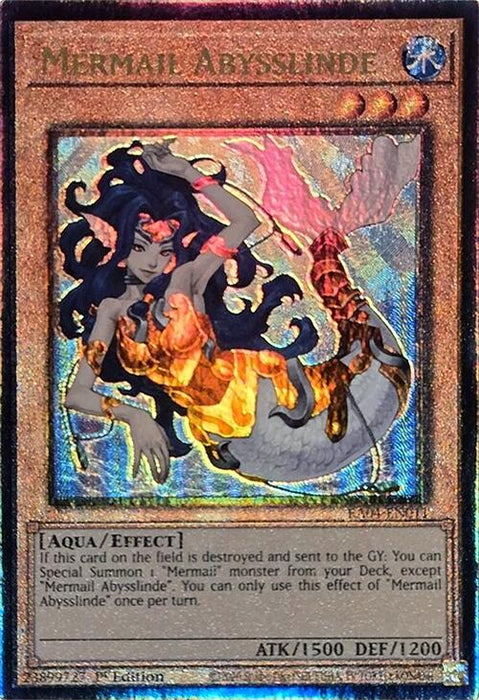 Mermail Abysslinde [RA04-EN011] Prismatic Ultimate Rare