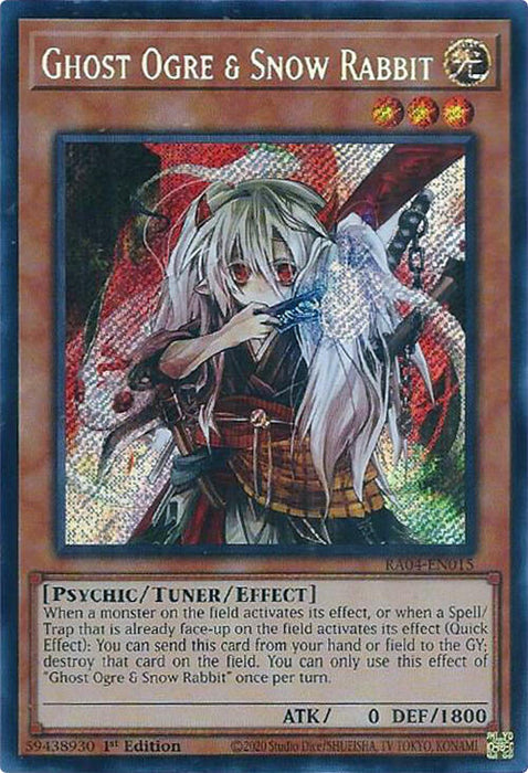 Ghost Ogre & Snow Rabbit [RA04-EN015] Secret Rare