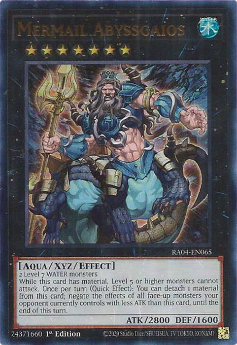 Mermail Abyssgaios [RA04-EN065] Ultra Rare
