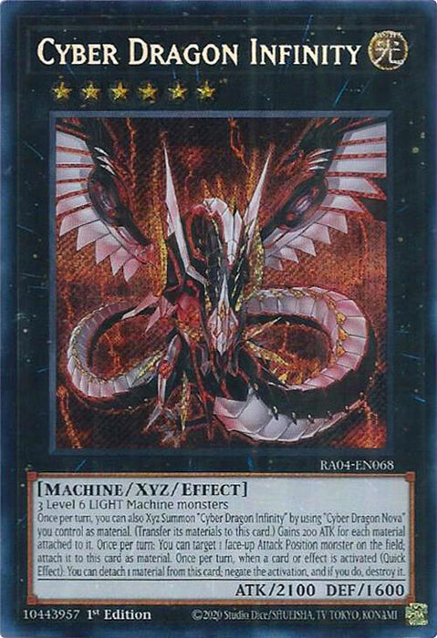 Cyber Dragon Infinity [RA04-EN068] Secret Rare