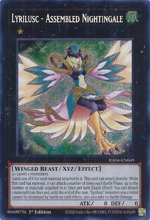 Lyrilusc - Assembled Nightingale [RA04-EN069] Secret Rare