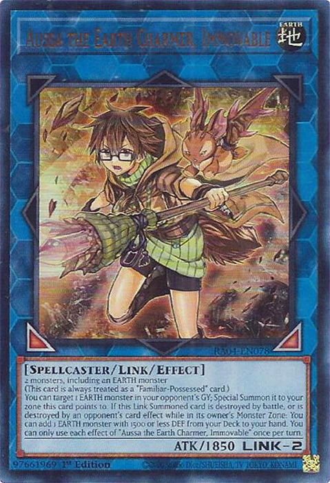 Aussa the Earth Charmer, Immovable [RA04-EN078] Ultra Rare