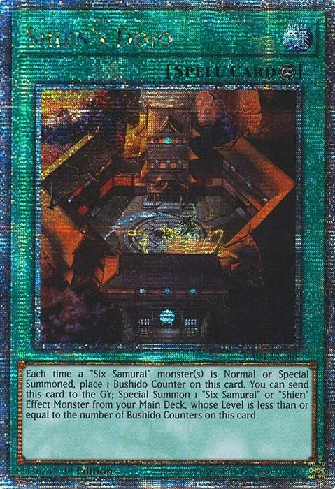 Shien's Dojo [RA04-EN088] Quarter Century Secret Rare