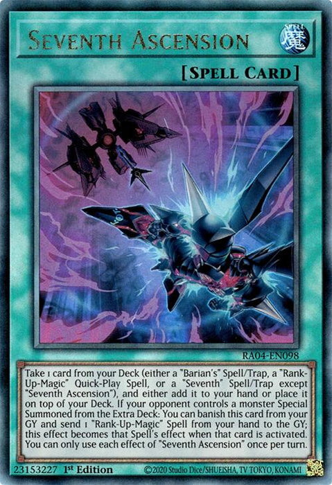 Seventh Ascension [RA04-EN098] Prismatic Ultimate Rare