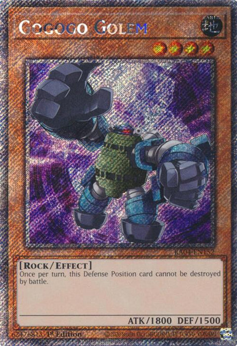 Gogogo Golem [RA04-EN152] Platinum Secret Rare