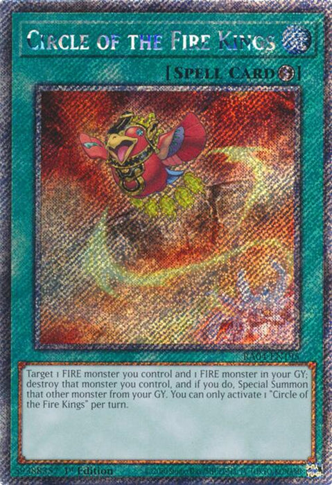 Circle of the Fire Kings [RA04-EN195] Platinum Secret Rare