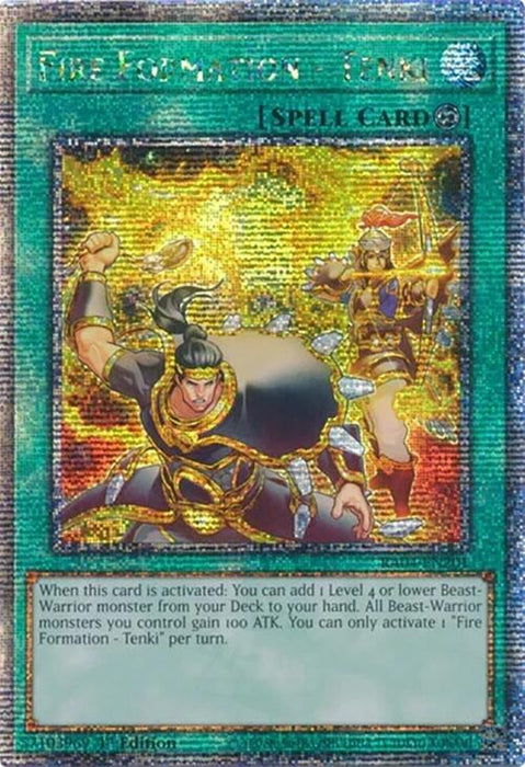 Fire Formation - Tenki [RA04-EN201] Quarter Century Secret Rare