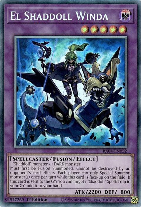 El Shaddoll Winda [RA04-EN052] Prismatic Collector's Rare