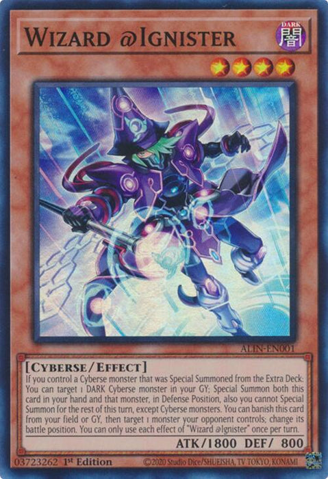Wizard @Ignister [ALIN-EN001] Super Rare