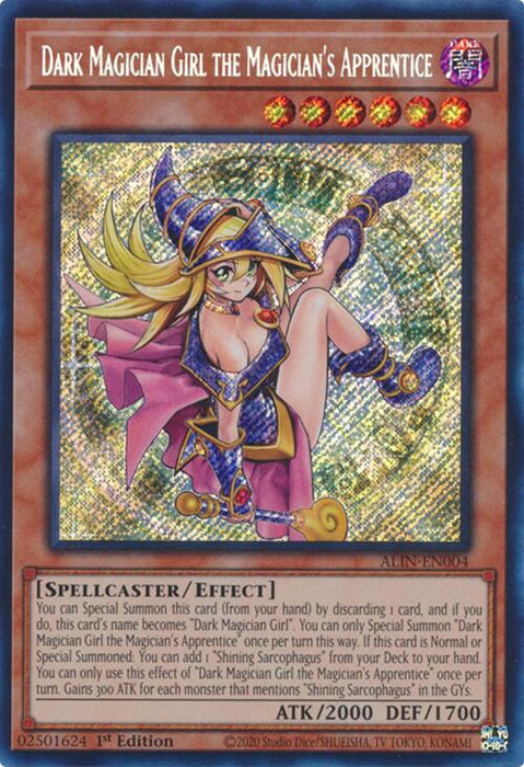 Dark Magician Girl the Magician's Apprentice [ALIN-EN004] Secret Rare