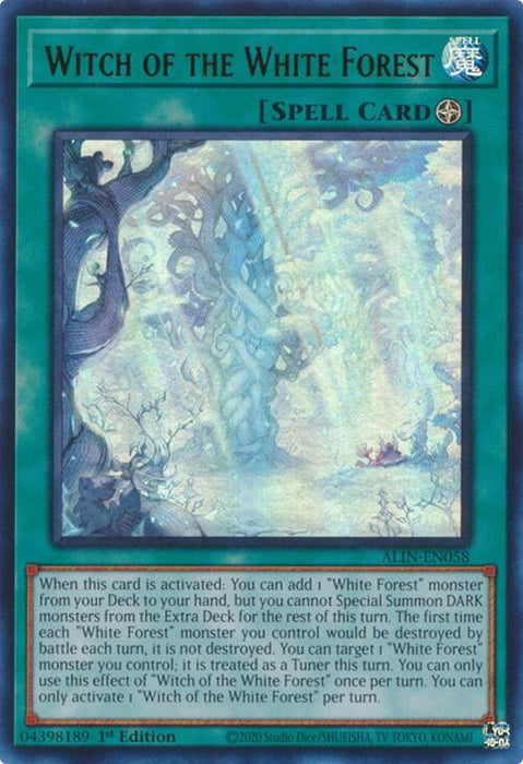 Witch of the White Forest [ALIN-EN058] Ultra Rare