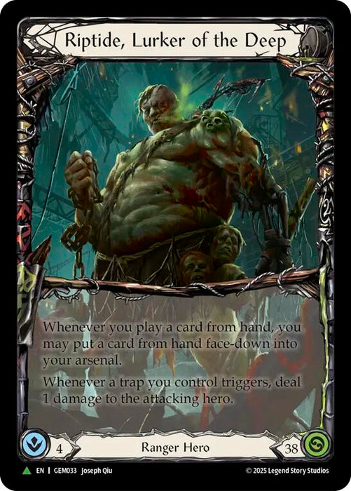 Riptide, Lurker of the Deep (Marvel) [GEM033] (GEM Pack 2)  Cold Foil