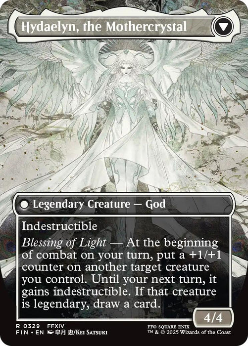 Venat, Heart of Hydaelyn // Hydaelyn, the Mothercrystal (Borderless) [FINAL FANTASY]