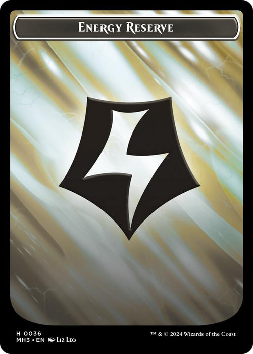 Angel // Energy Reverse Double-Sided Token [Modern Horizons 3 Tokens]