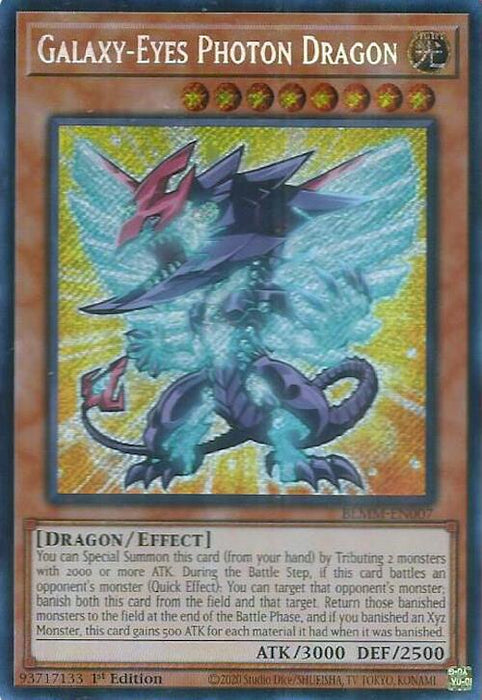 Galaxy-Eyes Photon Dragon [BLMM-EN007] Secret Rare