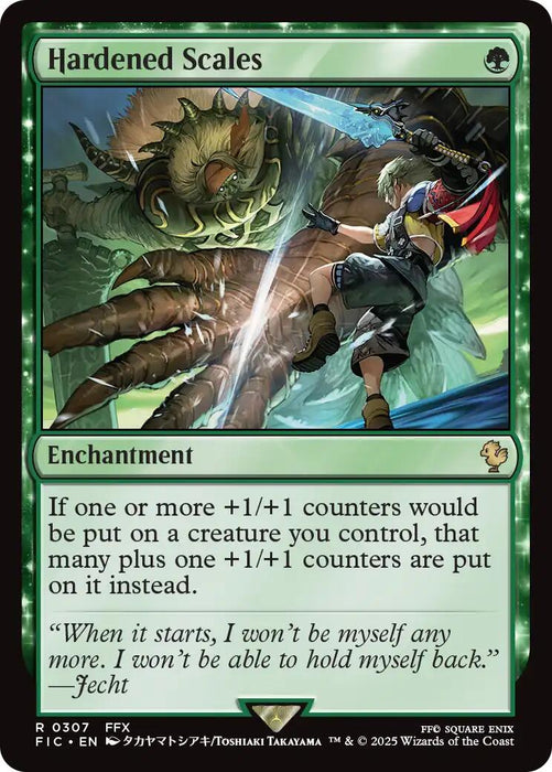 Hardened Scales (Surge Foil) [FINAL FANTASY Commander]