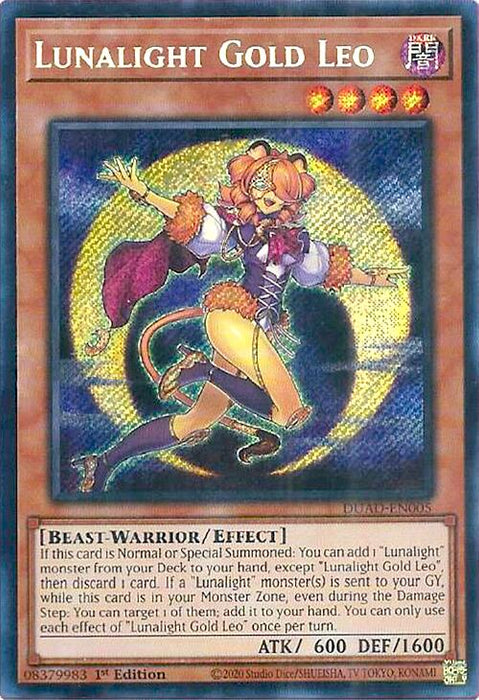 Lunalight Gold Leo [DUAD-EN005] Secret Rare