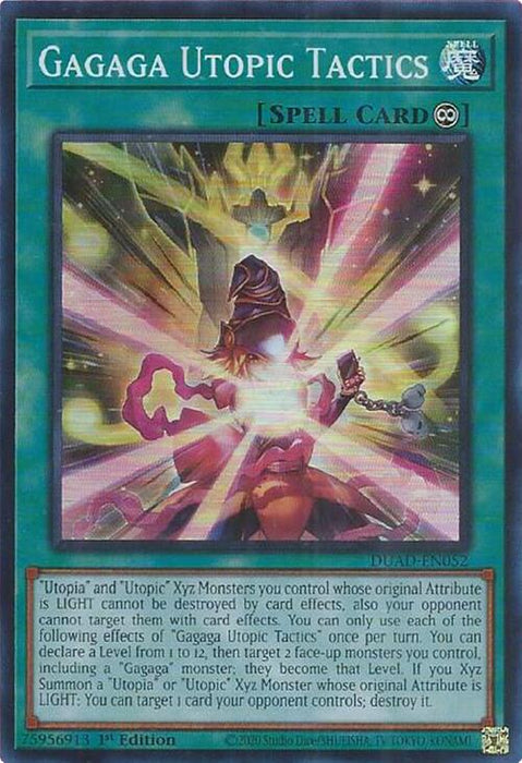Gagaga Utopic Tactics [DUAD-EN052] Super Rare