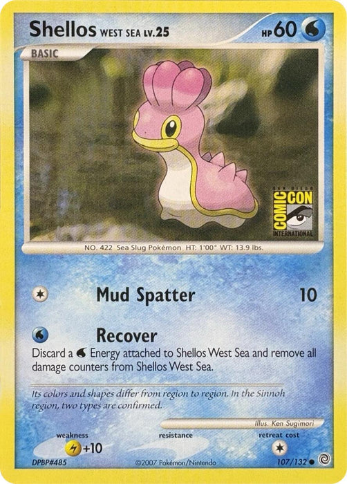 Shellos West Sea (107/132) (SDCC 2007) [Miscellaneous Cards]