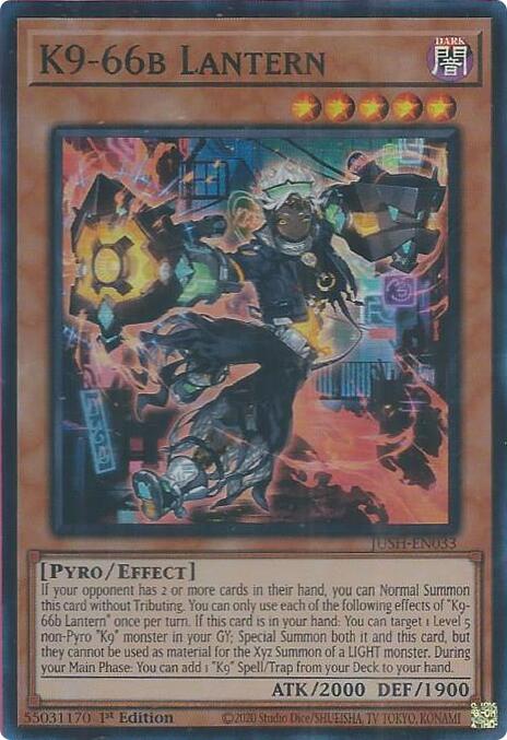 K9-66b Lantern [JUSH-EN033] Super Rare