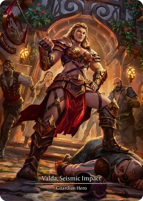 Valda, Seismic Impact (Marvel Cold Foil) [MPG001] (Mastery Pack Guardian)  Cold Foil