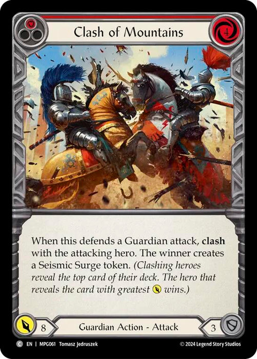 Clash of Mountains (Red) [MPG061] (Mastery Pack Guardian)