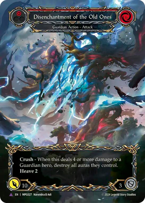 Disenchantment of the Old Ones (Marvel Cold Foil) [MPG027] (Mastery Pack Guardian)  Cold Foil