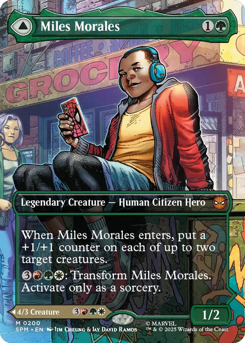 Miles Morales (0200) (Borderless) [Marvel's Spider-Man]