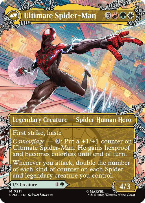 Miles Morales (0211) (Borderless) [Marvel's Spider-Man]