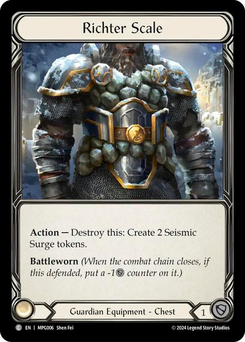 Richter Scale [MPG006] (Mastery Pack Guardian)  Cold Foil