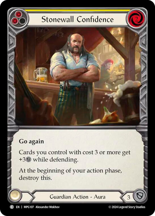 Stonewall Confidence (Yellow) [MPG107] (Mastery Pack Guardian)