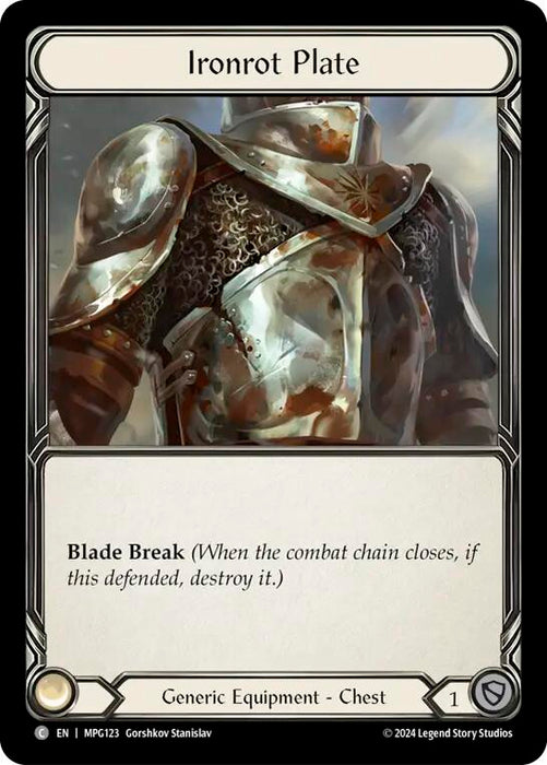 Ironrot Plate [MPG123] (Mastery Pack Guardian)