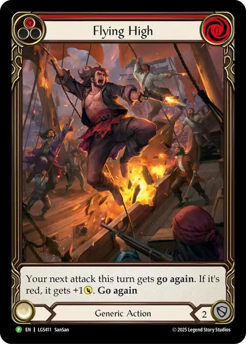 Flying High (Red) [LGS411] (Promo)  Rainbow Foil