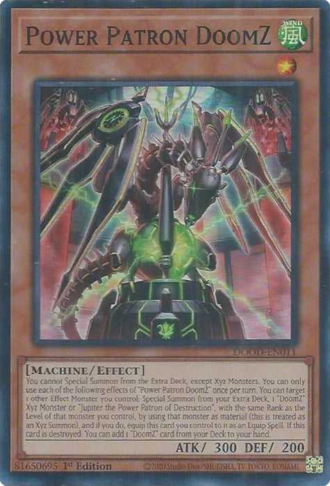 Power Patron DoomZ [DOOD-EN011] Super Rare