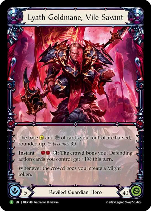 Lyath Goldmane, Vile Savant [HER149] (Promo)  Rainbow Foil