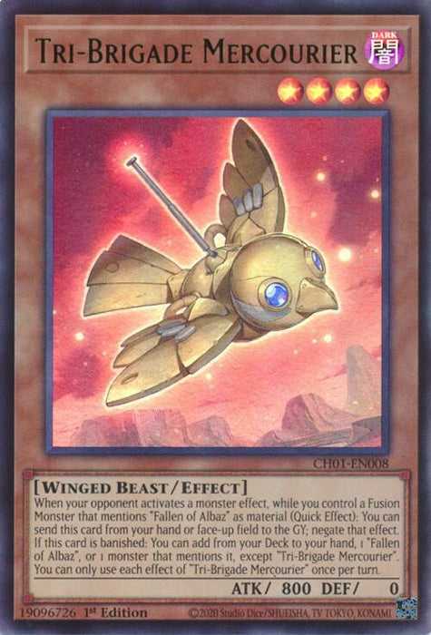 Tri-Brigade Mercourier [CH01-EN008] Ultra Rare