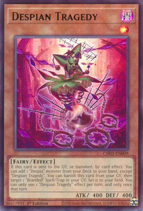 Despian Tragedy [CH01-EN009] Ultra Rare