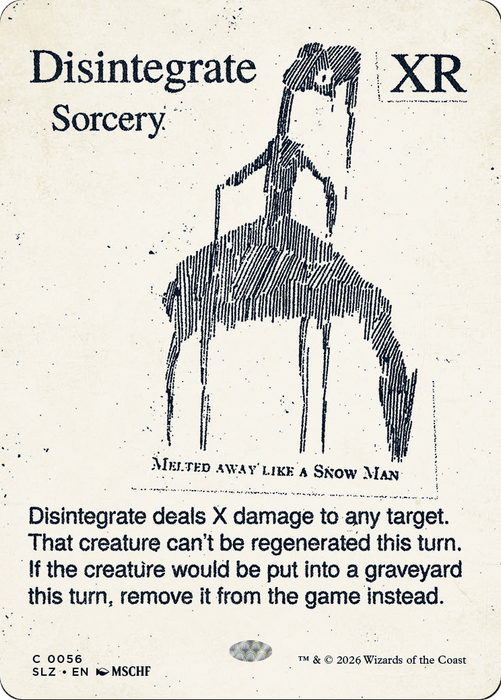 Disintegrate (0056) [Secret Lair x MSCHF: The Zeta Set]